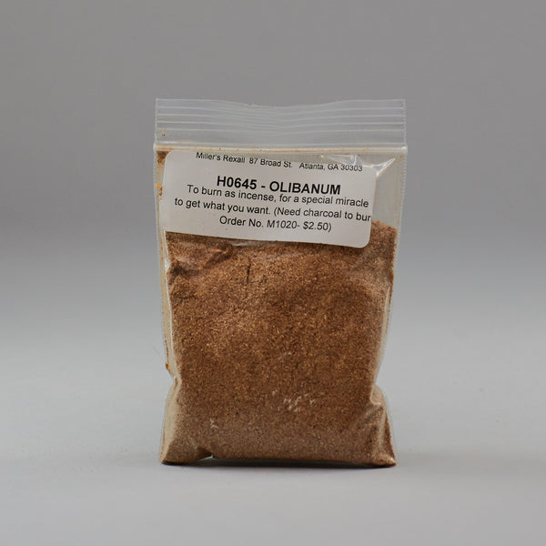 Olibanum - Miller's Rexall