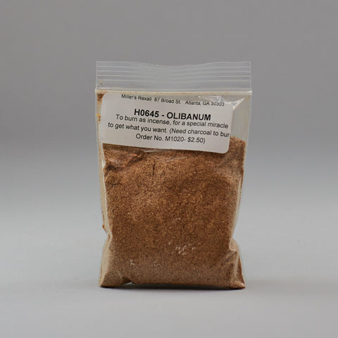Olibanum - Miller's Rexall